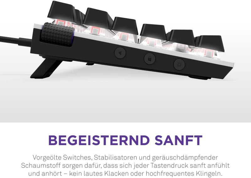 Nzxt Function - KB-1FSDE-WR - Mechanische Gaming Tastatur - MX-kompatible Hot-Swap-fähige Switches -
