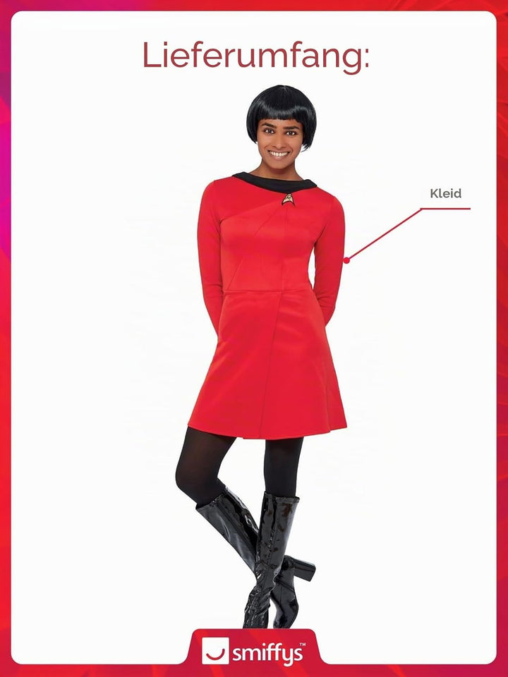 Smiffys Officially Licensed Star Trek Original Series Operations Uniform, L