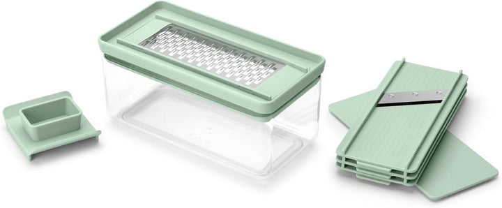 Brabantia Tasty+ Hobel- und Reibe-Set, Jadegrün