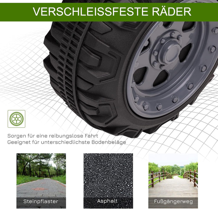 HOMCOM Mini Elektro-Quad Kinder Elektro ATV Frontlicht Kinderfahrzeug Elektroquad für 18-36 Monate K