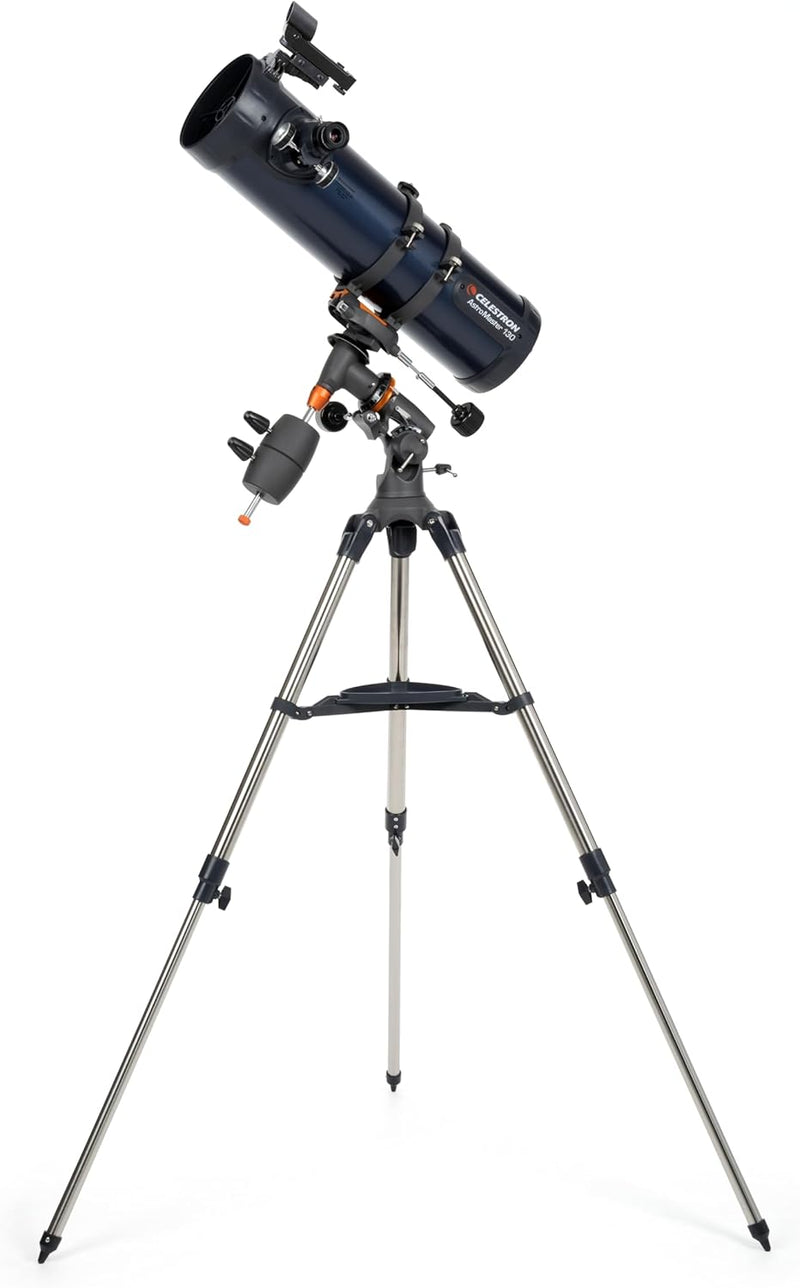 Celestron 31045 AstroMaster 130EQ Newtonsches Spiegelteleskop, Dunkelblau AstroMaster 130EQ Reflekto