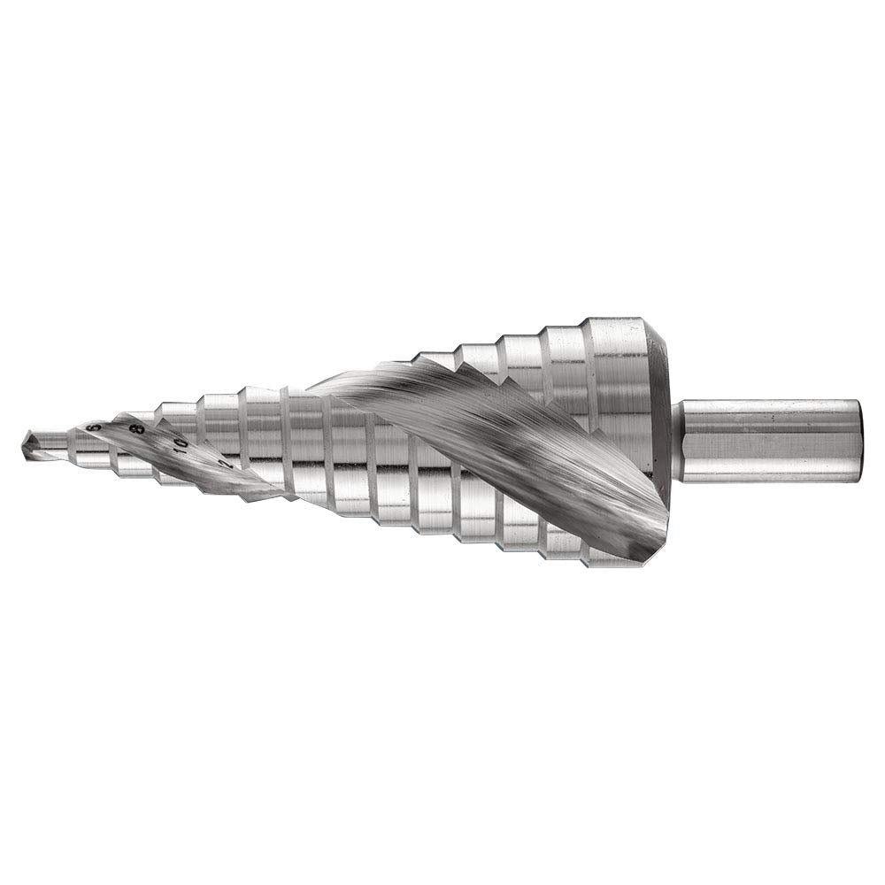 PFERD HSS Stufenbohrer | 14 Stufen Ø 4-30 mm, 3-Flächenschaft-ø 10 mm | 25201038 – zum gratfreien Bo