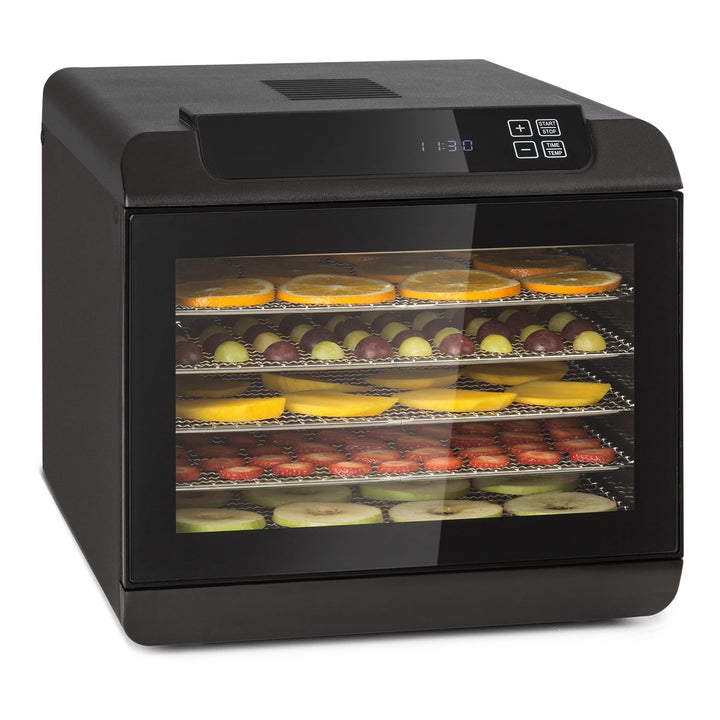 Klarstein Arizona Jerky Dörrautomat - Dörrgerät, Dehydrator, trocknet Obst, Fleisch und Früchte, 500