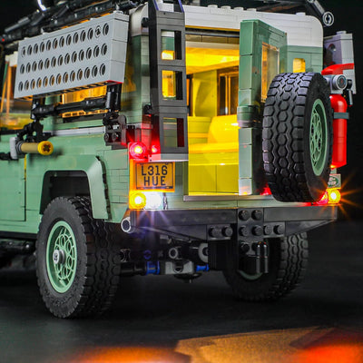 BRIKSMAX 10317 Led Licht für Lego Klassischer Land Rover Defender 90 - Compatible with Lego Icons Ba