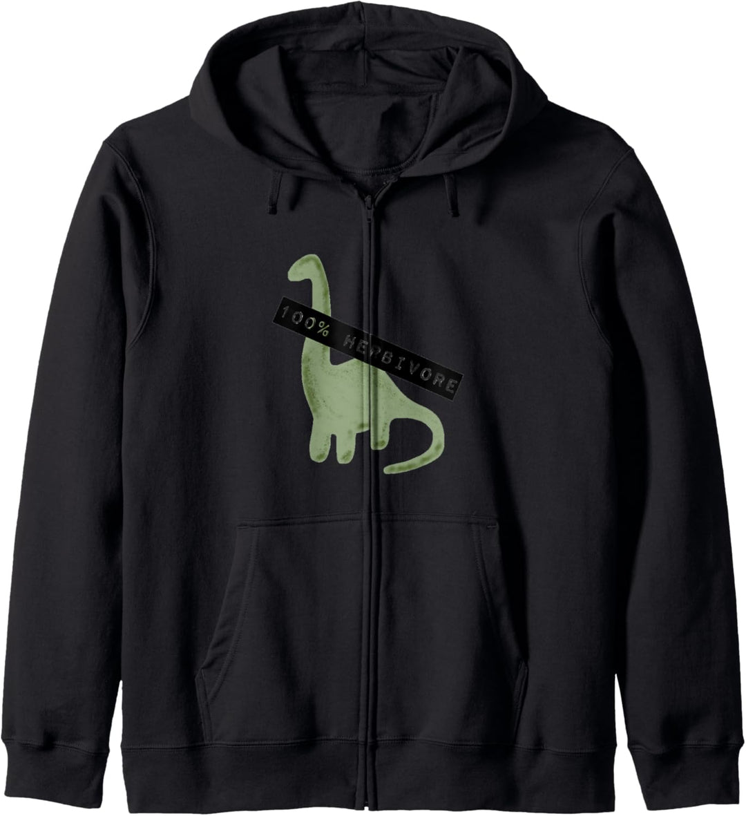Veganes und vegetarisches Geschenk Herbivore Dinosaurier Kapuzenjacke