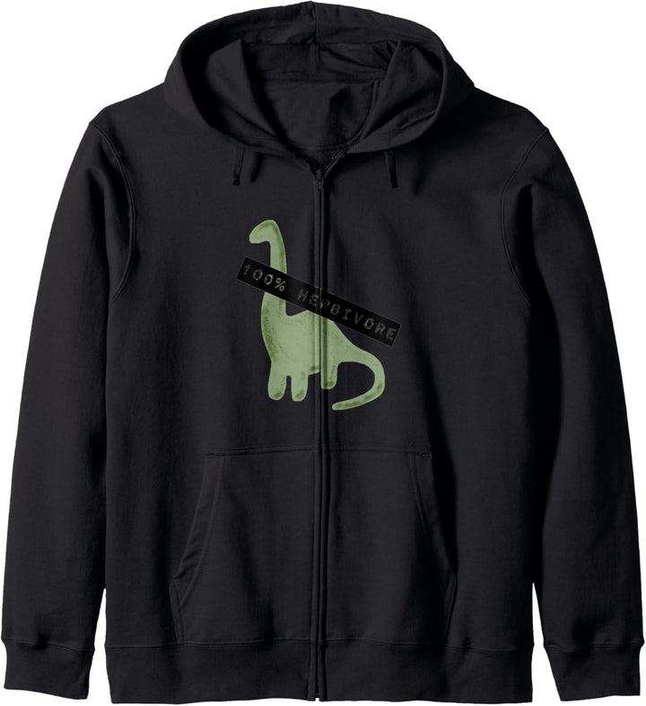 Veganes und vegetarisches Geschenk Herbivore Dinosaurier Kapuzenjacke