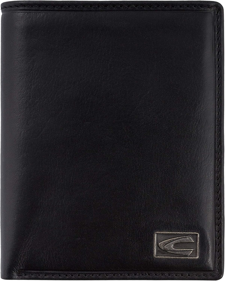 camel active bags Japan Herren Geldbörse RFID Hochformat Leder Mittelgross Schwarz 9,5 x 2 x 12,5 Sc