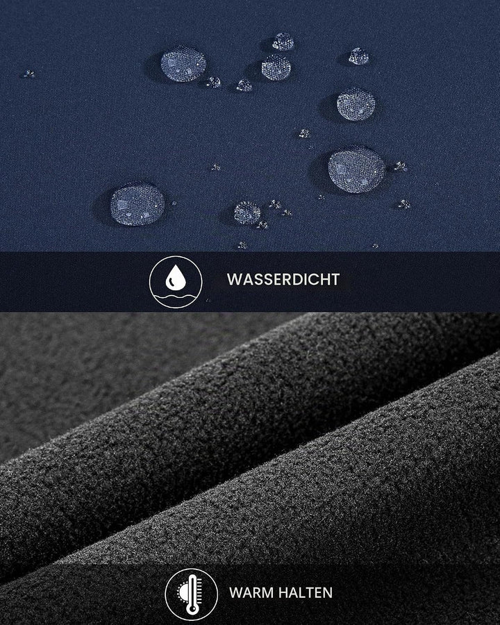 33,000ft Weste Herren Outdoor Wasserdichte Softshell Ärmellose Jacke Bodywarmer Fleece Weste Full Zi