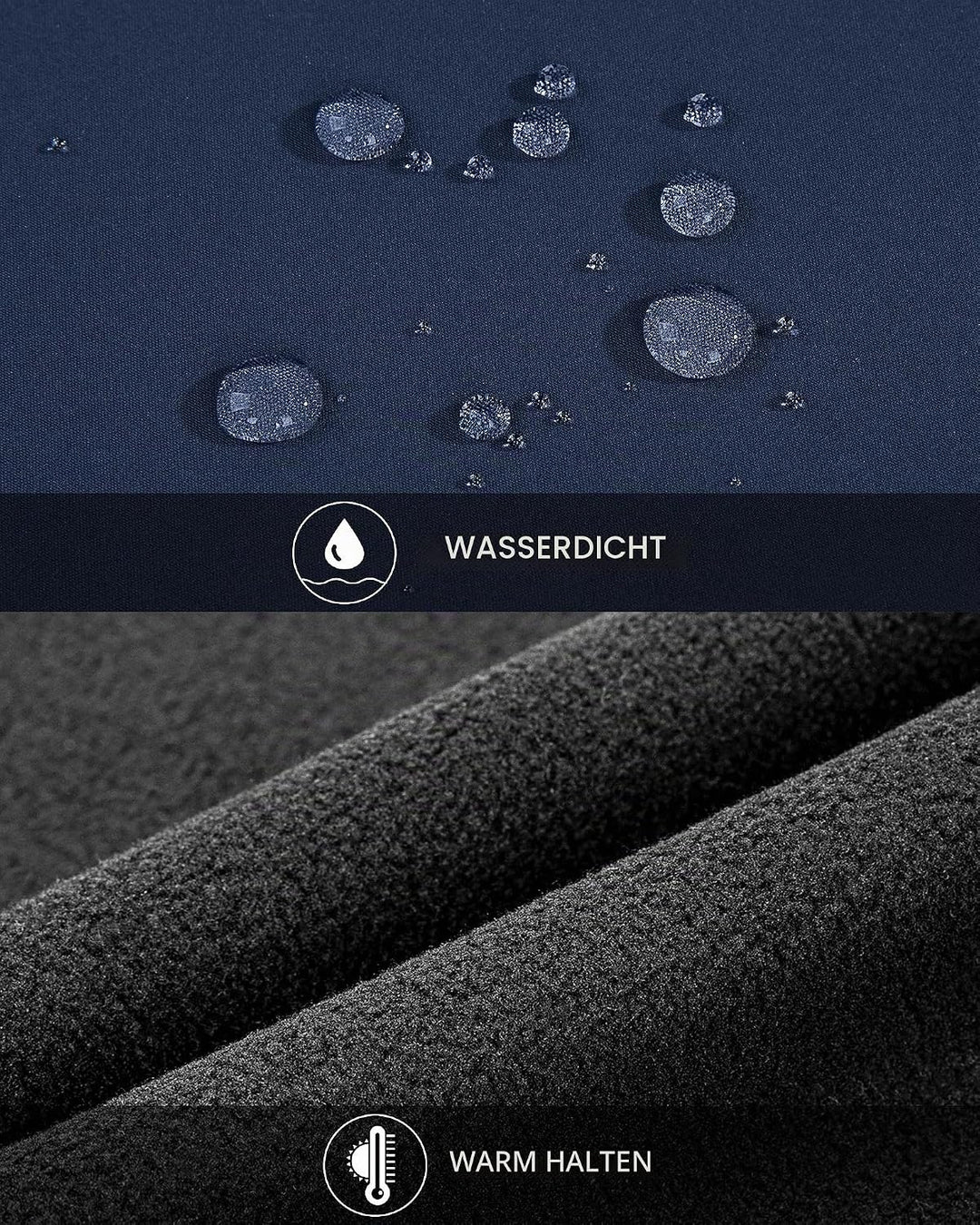 33,000ft Weste Herren Outdoor Wasserdichte Softshell Ärmellose Jacke Bodywarmer Fleece Weste Full Zi
