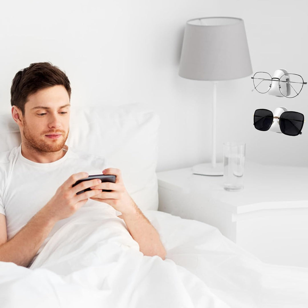 Brillenhalter Wand,8 Stück Selbstklebender Wandmontierter Brillenhalter,Sonnenbrillen Brillenständer