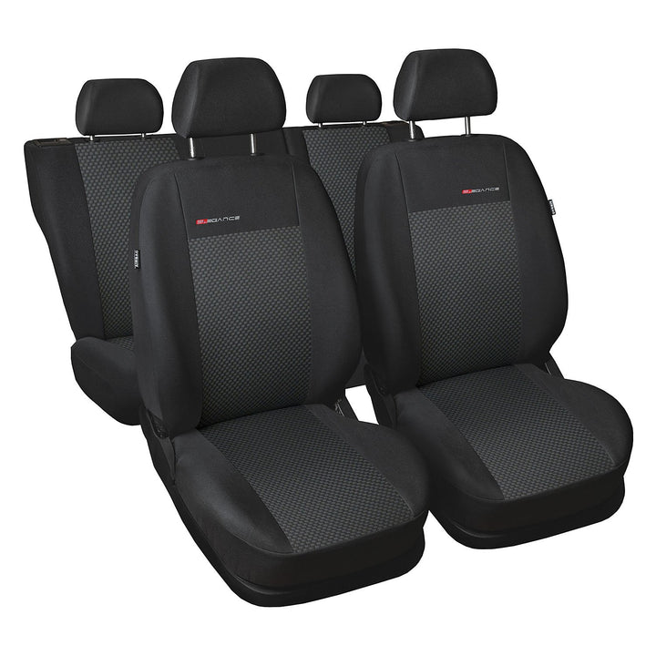 GSC Sitzbezüge Universal Schonbezüge kompatibel mit Dacia SANDERO Dunkelgrau, Dunkelgrau