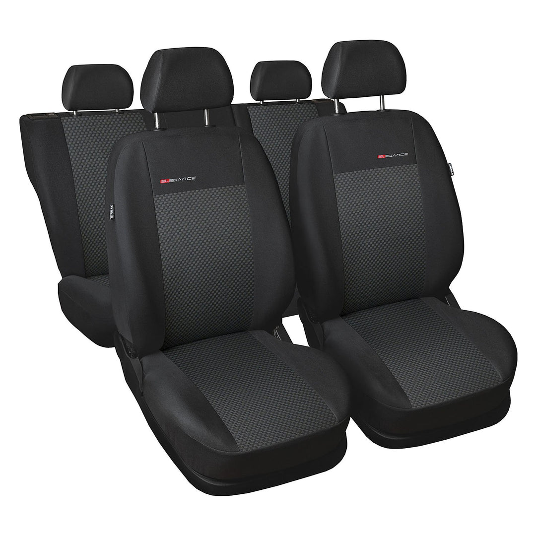 GSC Sitzbezüge Universal Polyester Schonbezüge kompatibel mit Toyota Yaris Dunkelgrau, Dunkelgrau