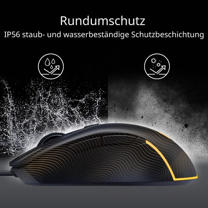 ASUS TUF Gaming M3 GEN II – kabelgebundene Gaming-Maus, Ultraleicht, 59 g, Sensor 8000 DPI, langlebi