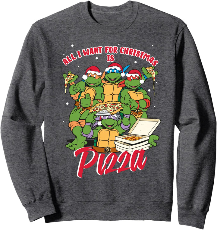 Teenage Mutant Ninja Turtles Christmas Pizza Sweatshirt