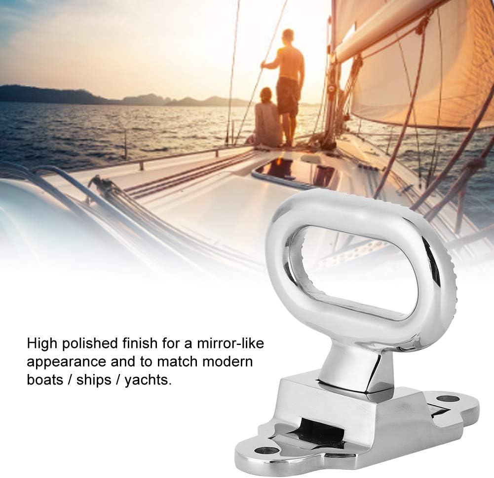 Klappmast-Stufe, Yosoo Edelstahl Klappmast-Stufe SECURITY Marine Bootszubehör Zum Erklimmen von Hohe
