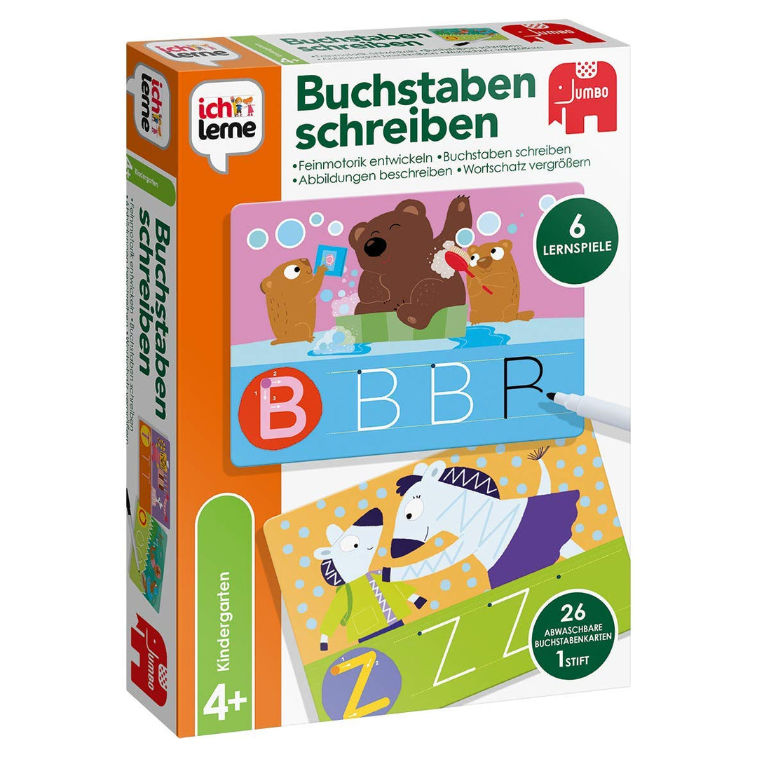 ich lerne Buchstaben schreiben