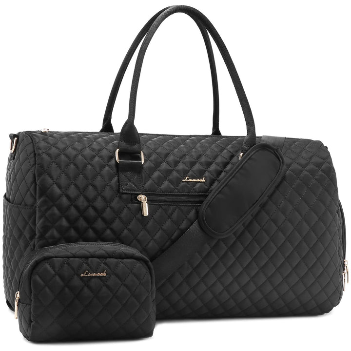 LOVEVOOK Sporttasche Reisetasche Damen, Weekender Travel Bag Kliniktasche Geburt mit Kulturtasche, S