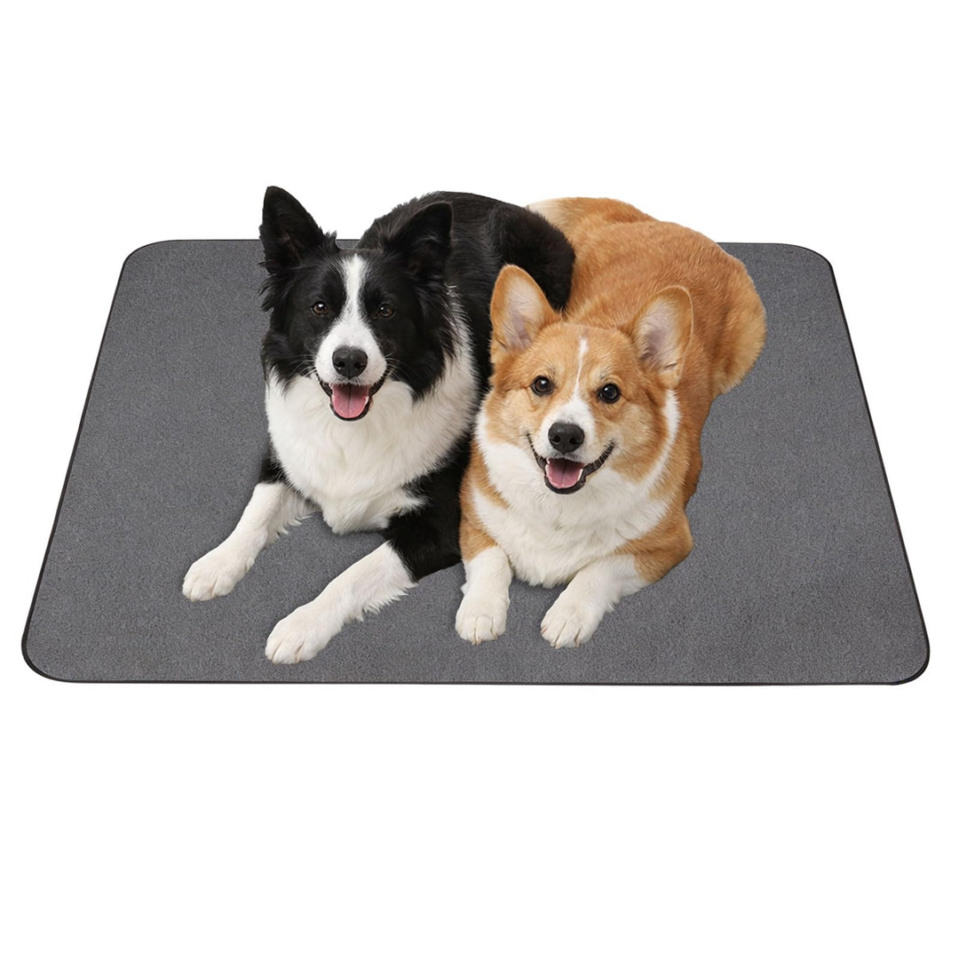 PIPI Matten für Hunde, 2er Set Hundedecke Wasserdicht, Waschbar Inkontinenzunterlage für Hunde, Welp