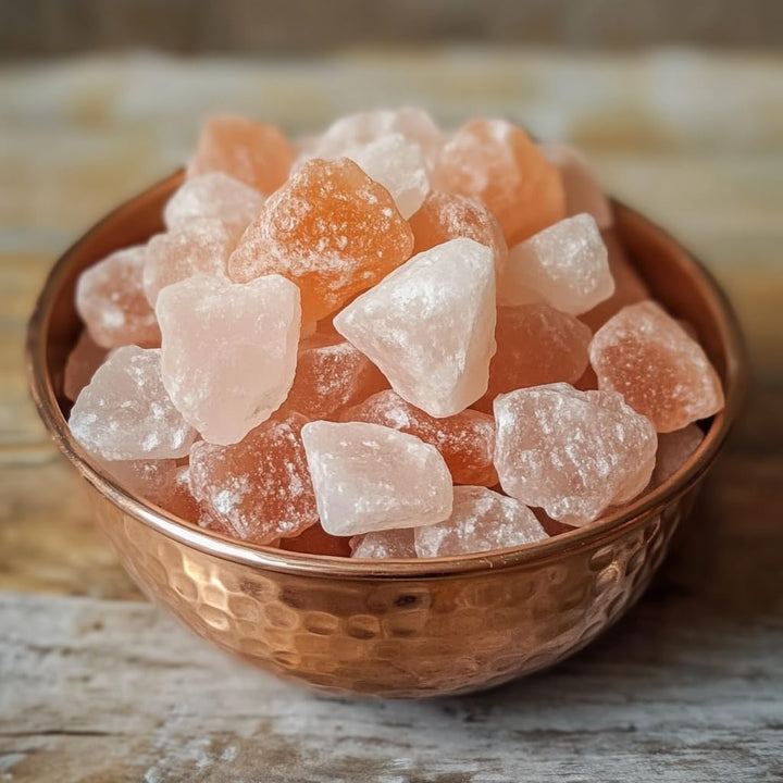 HAF® Rosa Salzbrocken 25 kg | Grobe Steinsalz Brocken ohne Zusätze und naturbelassen aus der Salt Ra