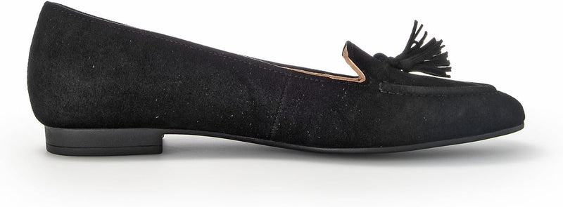 Gabor Damen Klassische Ballerinas, Frauen Flats 35.5 EU Schwarz 17, 35.5 EU Schwarz 17