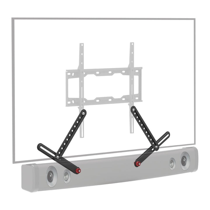 Barkan Universal Soundbar Halterung, für die Montage über oder unter TV, für 13 - 80 Zoll TV, für di