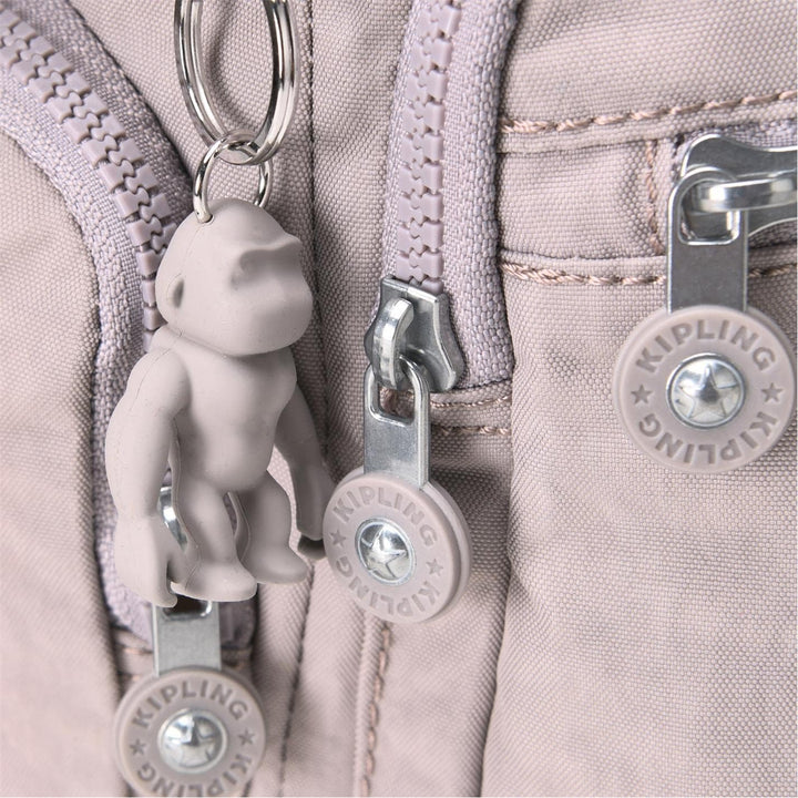 Kipling Damen Gabbie Crossbody, Grey Grau, 35.5x30x18.5 cm (B x H T) EU Einheitsgrösse Grey Gris, Ei