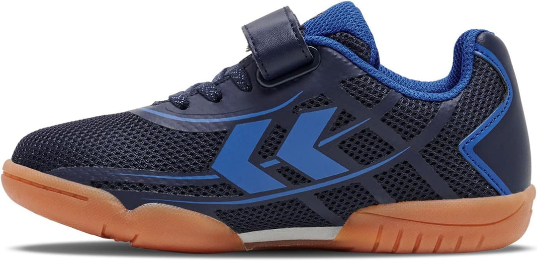 hummel Klettverschluss Multisport Shoe Root Elite Handball Kinder Grösse 28 EU Dress Blues, 28 EU Dr
