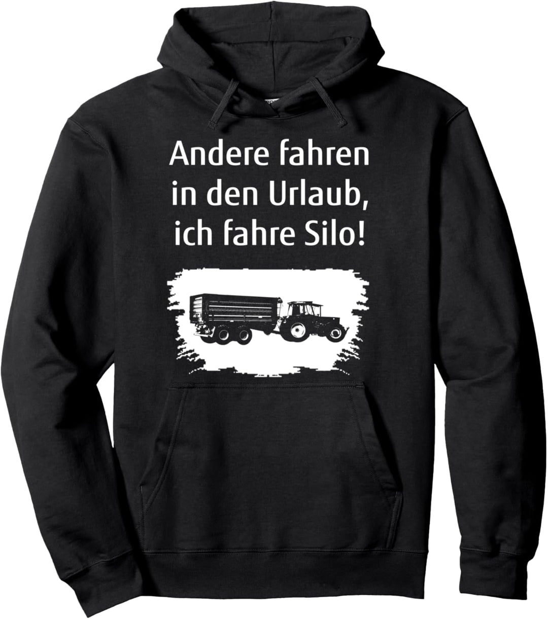 Silo fahren Mais fahren Landwirt Trecker Landwirtschaft Pullover Hoodie