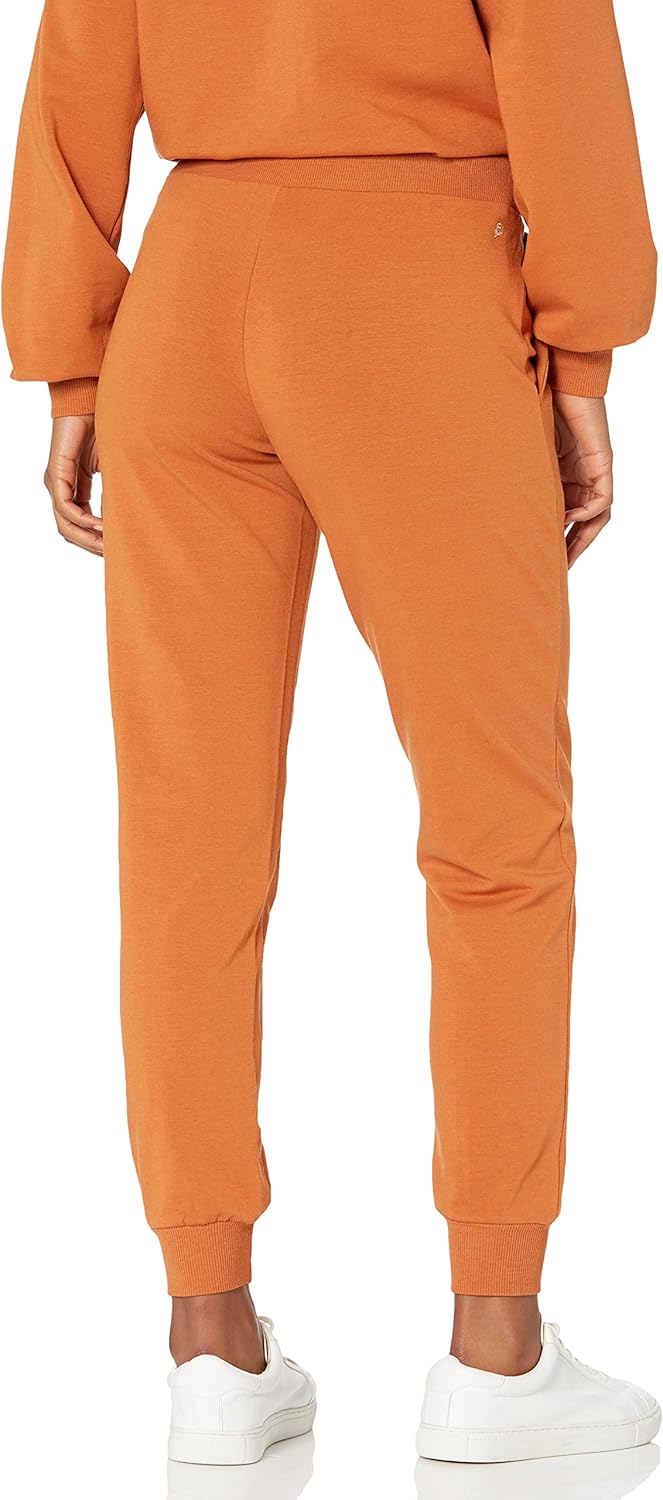 The Drop Damen Sweatpants Grace Jogginghose, Extra-weich, Stretch, Rippenbündchen S Adobe, S Adobe