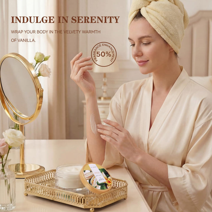 Bade Geschenkset für Frauen, SPA LUXETIQUE 15 tlg. Vanilleduft Bad Set Geburtstagsgeschenk für Damen