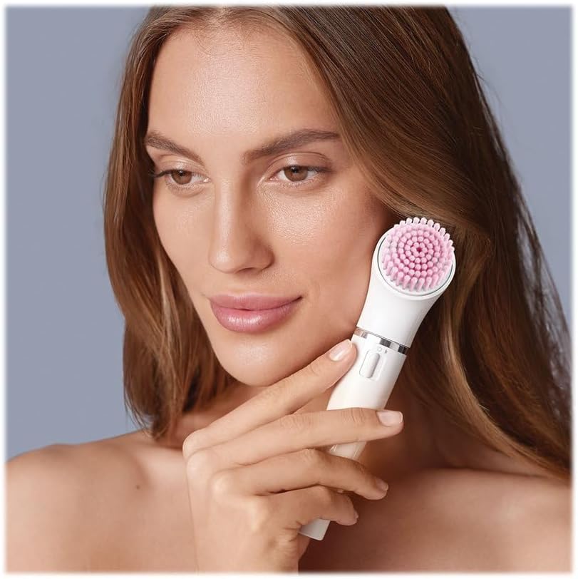Braun Silk-épil Beauty-Set 9 Deluxe 7-in-1 Epilierer Damen / Haarentferner, Facespa Gesichtsepiliere