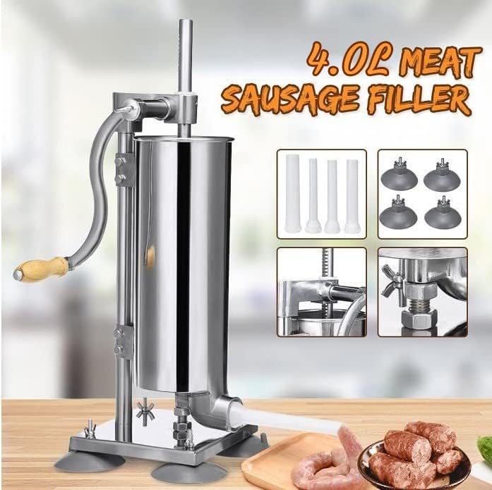 Wurstfüller,Fleischwolf Wurstspritze Wurstpresse Manuelle Wurstmaschine Wurstfüllmaschine, Wurstspri