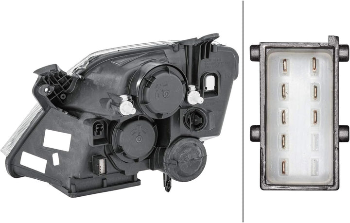 HELLA 1EE 354 535-021 Halogen-Hauptscheinwerfer - rechts - für u.a. Opel Meriva A Mpv (X03) Rechts (