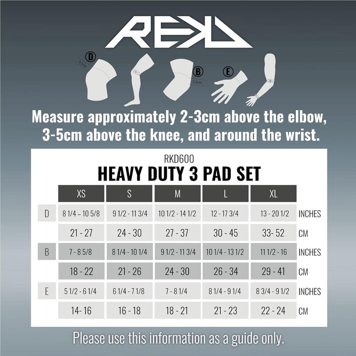 Rekd Heavy Duty Triple Pad Set Skateboard-Schutzset, Unisex, Erwachsene M Blau / Minzgrün, M Blau /