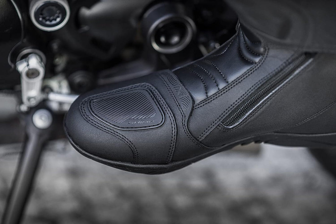 SHIMA TERRA LADY , Motorradsteifel Damen | Verstärkte Leder Motorradschuhe mit Seitlichem Reissversc