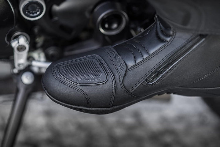 SHIMA TERRA LADY , Motorradsteifel Damen | Verstärkte Leder Motorradschuhe mit Seitlichem Reissversc