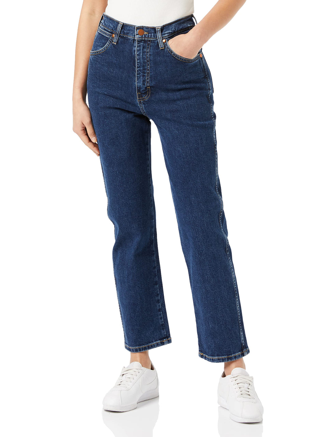 Wrangler Damen Wild West Jeans 30W / 32L Dunkelblau (Canyon Lake), 30W / 32L Dunkelblau (Canyon Lake