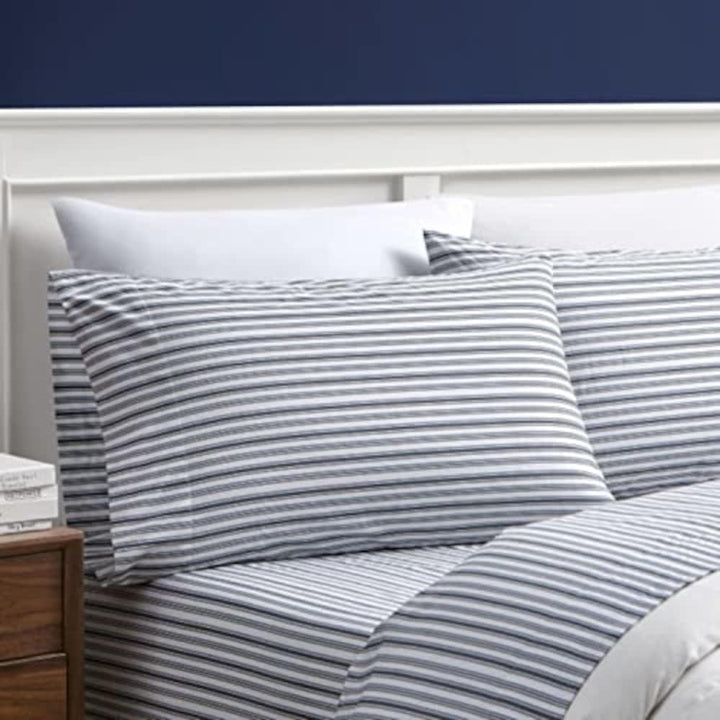 Nautica - Perkal-Kollektion – Bettwäsche-Set – 100% Baumwolle, knackig und kühl, leichte und feuchti