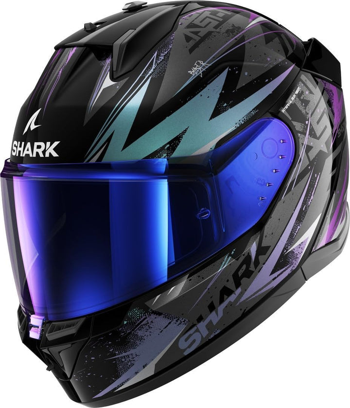SHARK D-skwal 3 Blast-r Integralhelme Motorrad, KGX, S