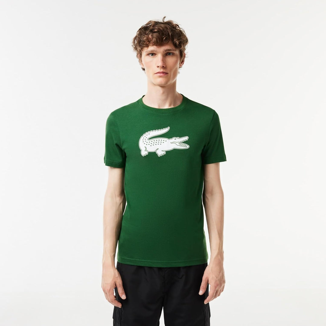 Lacoste Herren T-Shirt M Grün / Weiss, M Grün / Weiss
