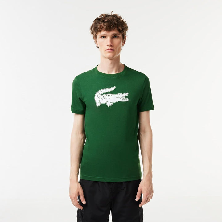 Lacoste Herren T-Shirt M Grün / Weiss, M Grün / Weiss