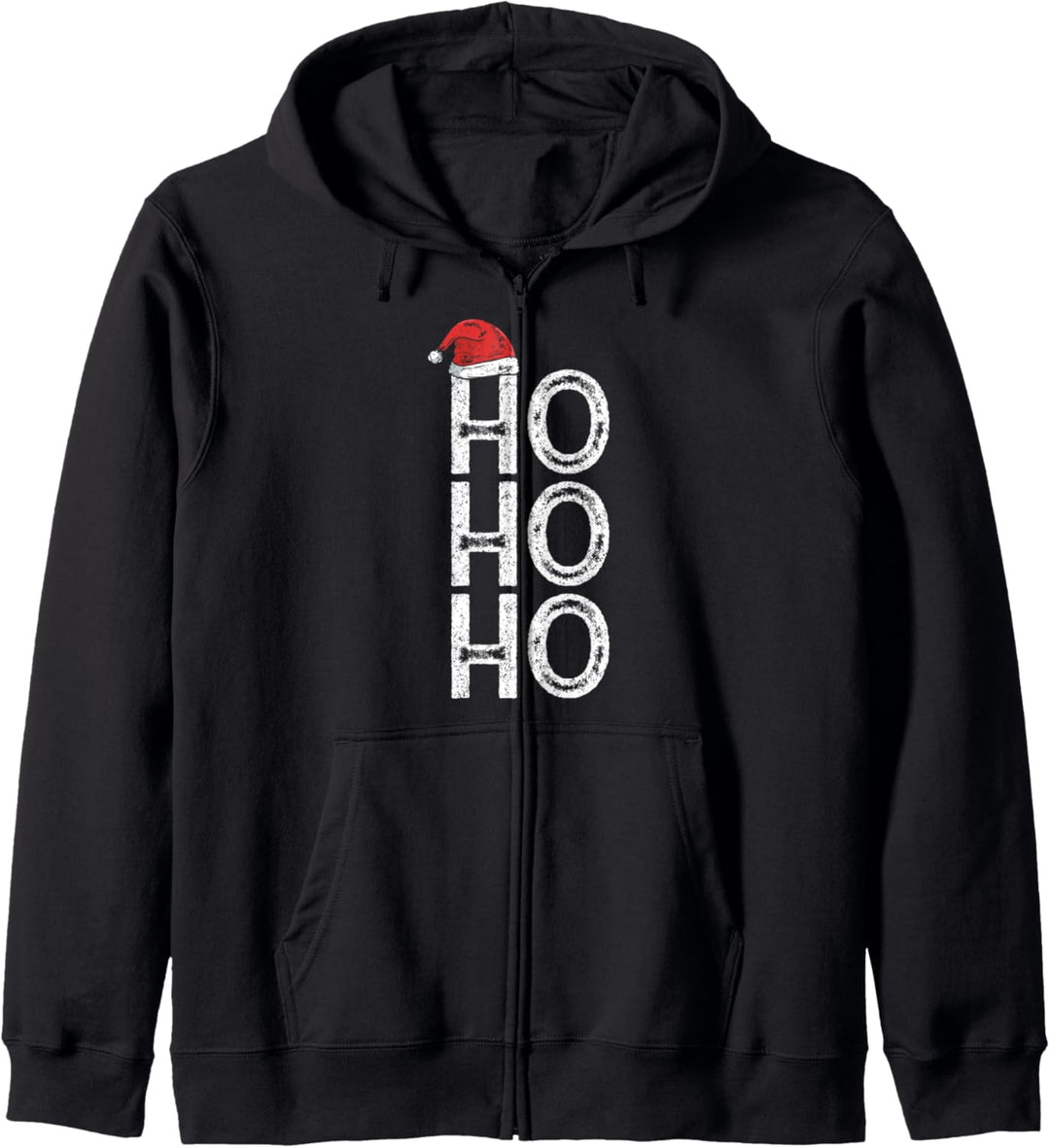 Ugly Xmas Merry Christmas Santa Frohe Weihnachten Ho Ho Ho Kapuzenjacke