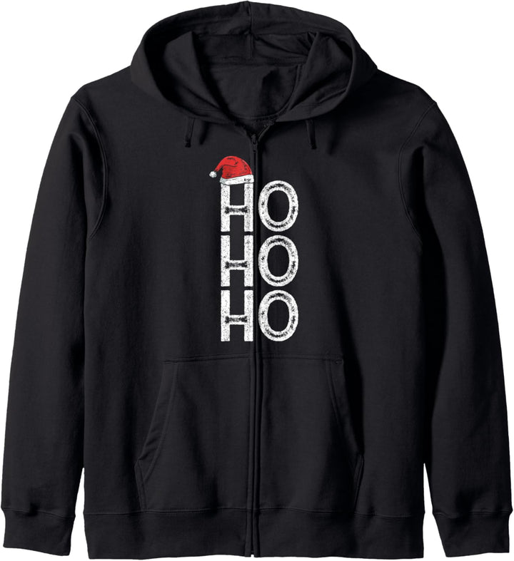 Ugly Xmas Merry Christmas Santa Frohe Weihnachten Ho Ho Ho Kapuzenjacke