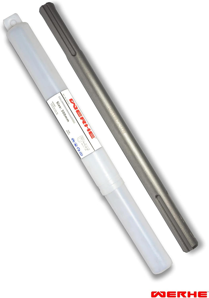 WERHE ® Bohrverlängerung 300 mm SDS Max auf SDS Max Schaft zu Adapter Aufnahme Verlängerung 300mm, V