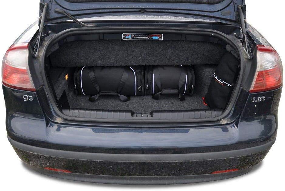 KJUST Dedizierte Reisetaschen 4 stk kompatibel mit SAAB 9-3 CABRIO II 2002-2011