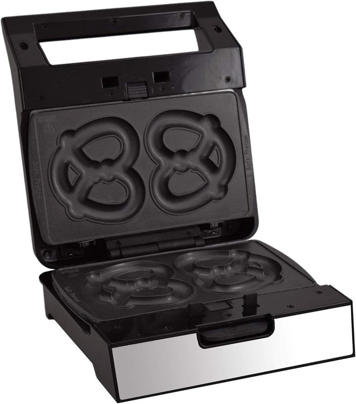 Syntrox Germany Soft Brezel Maker Brezelbäcker MM-1400W mit herausnehmbaren Backplatten