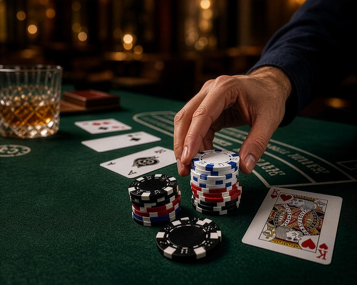 Pokerkoffer: Professionelles Poker-Set im abschliessbaren Aluminium-Koffer (Kartenspiele, Pokerspiel
