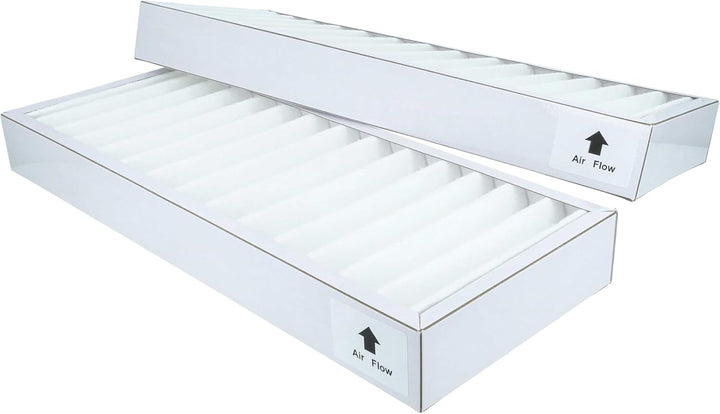 vhbw 2x Kompaktfilter G4 kompatibel mit Pluggit AP310 Lüfter, Badlüfter, Ventilator, Lüftungsgerät -