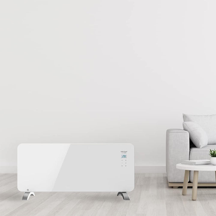 Cecotec Heizkonvektor mit Glasplatte Ready Warm 6750 Crystal Connection. 2000 W, WiFi-Steuerung , ei