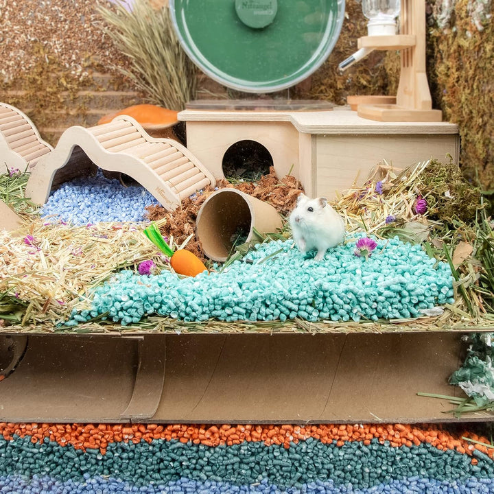 Niteangel Hamster-Papierpellets als Einstreu für syrische Zwerghamster, Gerbils, Mäuse, Lemminge, De